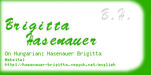 brigitta hasenauer business card